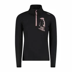Bedrucktes Half-Zip-Fleeceshirt aus Softech für Mädchen