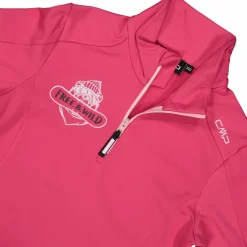 Bedrucktes Half-Zip-Fleeceshirt aus Softech für Mädchen