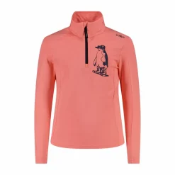 Bedrucktes Half-Zip-Fleeceshirt aus Softech für Mädchen