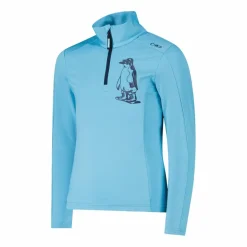 Bedrucktes Half-Zip-Fleeceshirt aus Softech für Mädchen