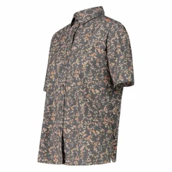 Damen 3/4 Ärmel Stretch-Bluse mit Allover-Druck