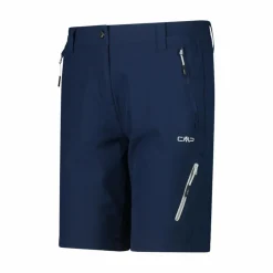 Damen 4 Way Stretch Stoff Bermuda Shorts