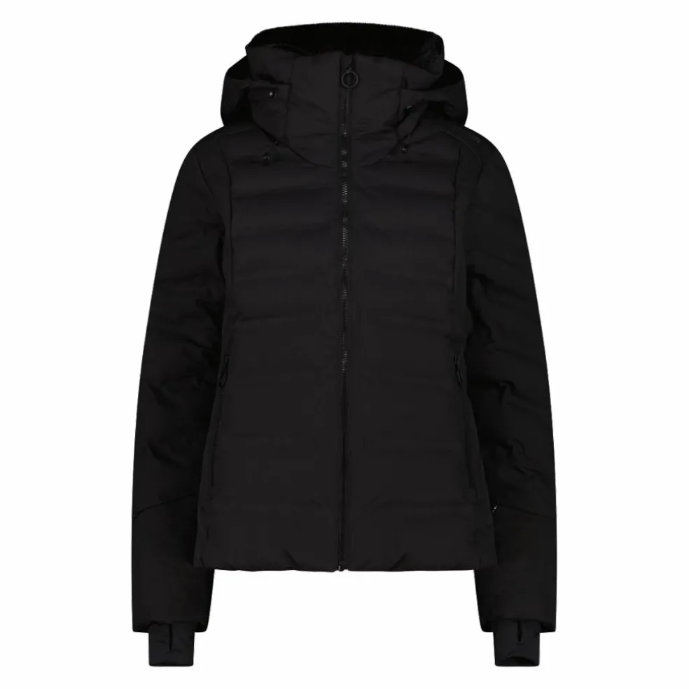 Damen Aprés Ski wattierte Jacke mit Schneegamasche