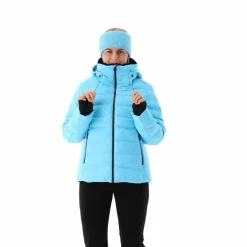 Damen Aprés Ski wattierte Jacke mit Schneegamasche