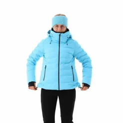 Damen Aprés Ski wattierte Jacke mit Schneegamasche