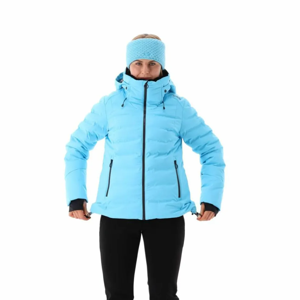 Damen Aprés Ski wattierte Jacke mit Schneegamasche