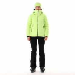 Damen Aprés Ski wattierte Jacke mit Schneegamasche