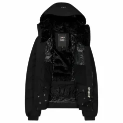 Damen Aprés Ski wattierte Jacke mit Schneegamasche