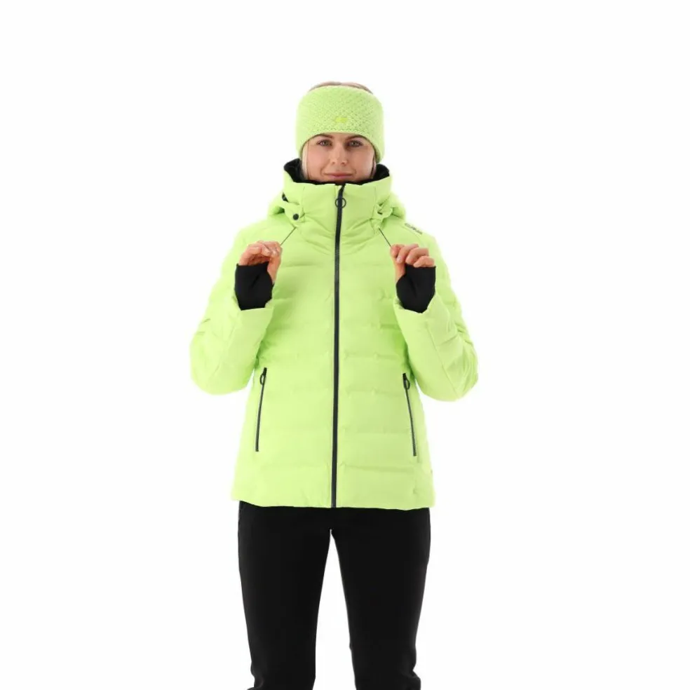 Damen Aprés Ski wattierte Jacke mit Schneegamasche