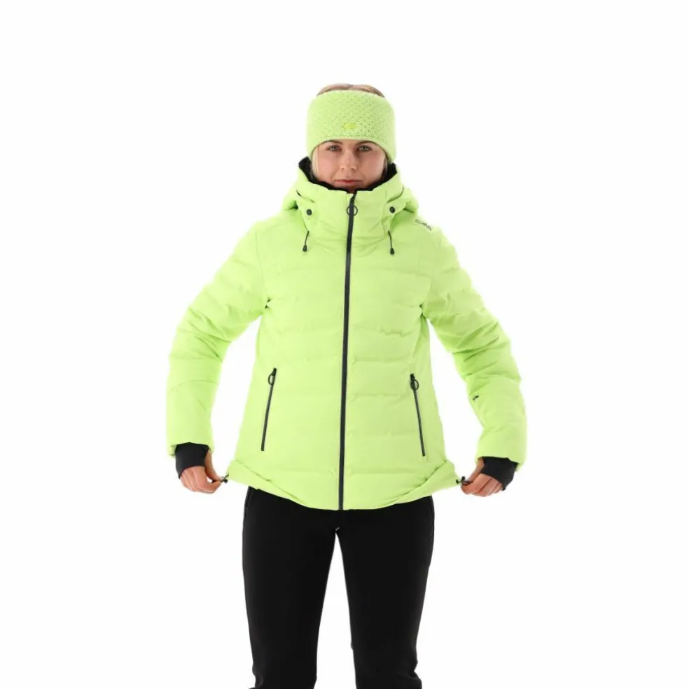 Damen Aprés Ski wattierte Jacke mit Schneegamasche