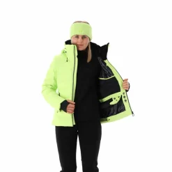Damen Aprés Ski wattierte Jacke mit Schneegamasche