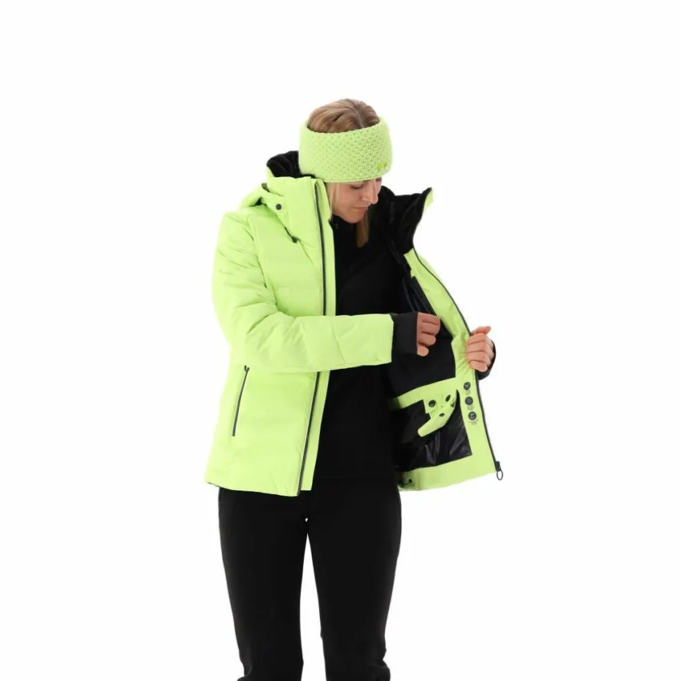 Damen Aprés Ski wattierte Jacke mit Schneegamasche