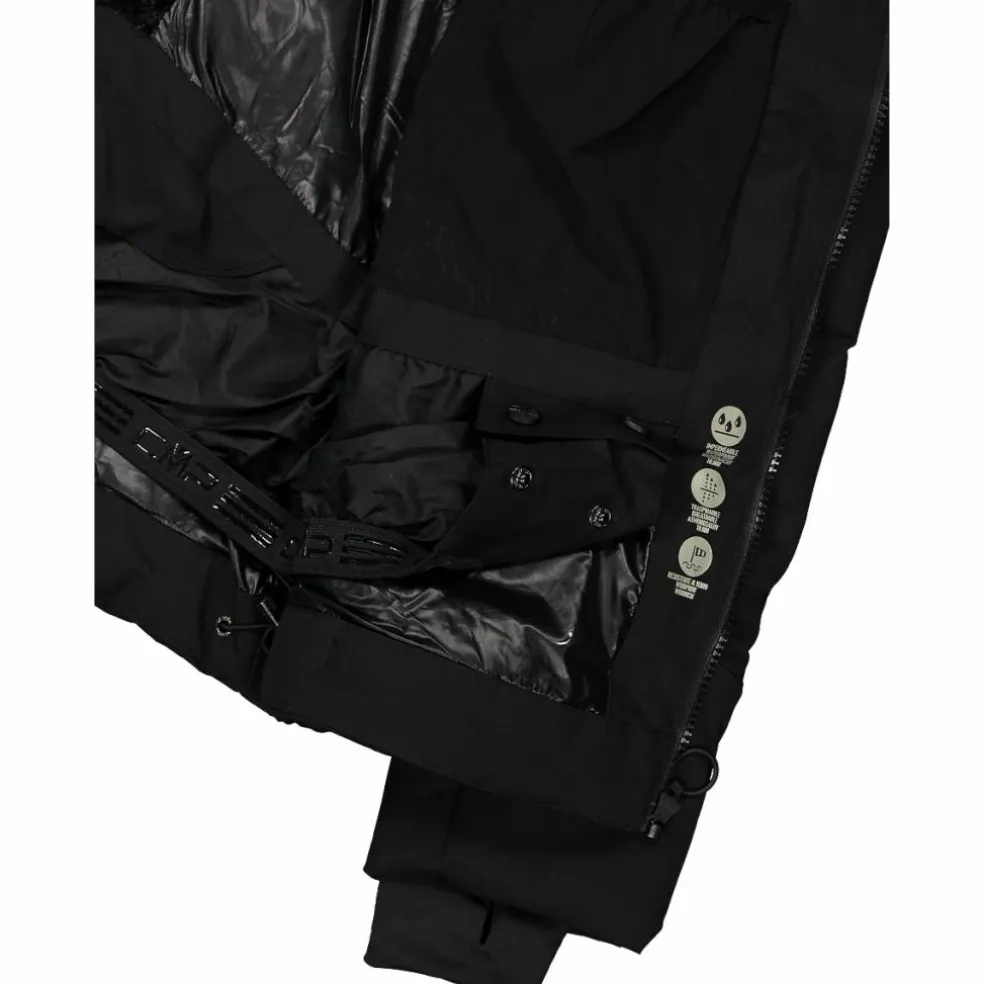 Damen Aprés Ski wattierte Jacke mit Schneegamasche