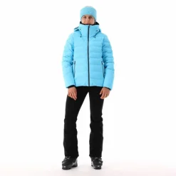 Damen Aprés Ski wattierte Jacke mit Schneegamasche