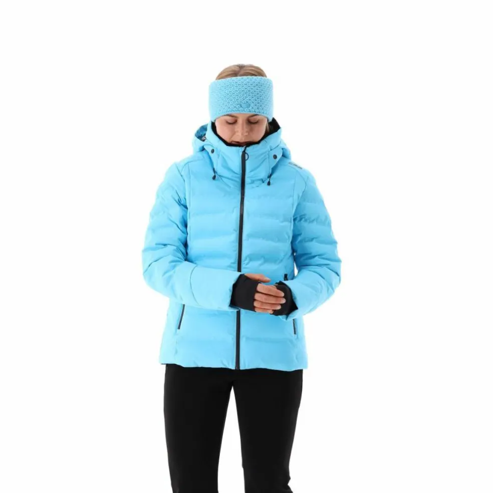 Damen Aprés Ski wattierte Jacke mit Schneegamasche