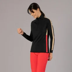 Damen half Zip Rolli aus Softech