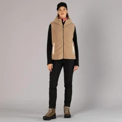 Damen Hose aus Softshell mit sichtbarer Naht vorne