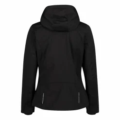 Damen Jacke aus Light Softshell mit abnehmbarer Kapuze