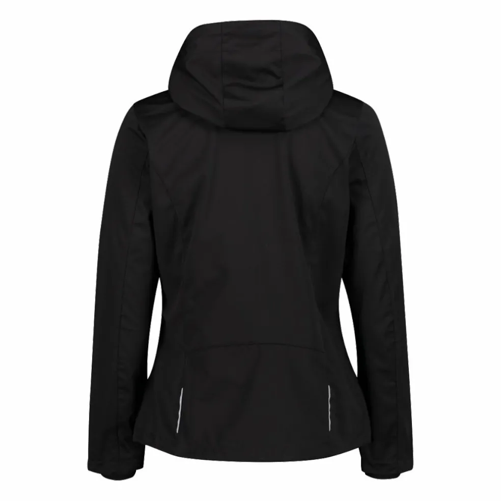 Damen Jacke aus Light Softshell mit abnehmbarer Kapuze