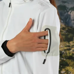 Damen Jacke aus Light Softshell mit abnehmbarer Kapuze