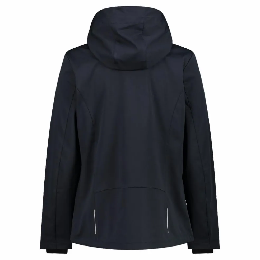 Damen Jacke aus Light Softshell mit abnehmbarer Kapuze