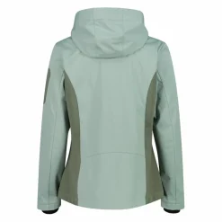 Damen Jacke aus Light Softshell mit abnehmbarer Kapuze