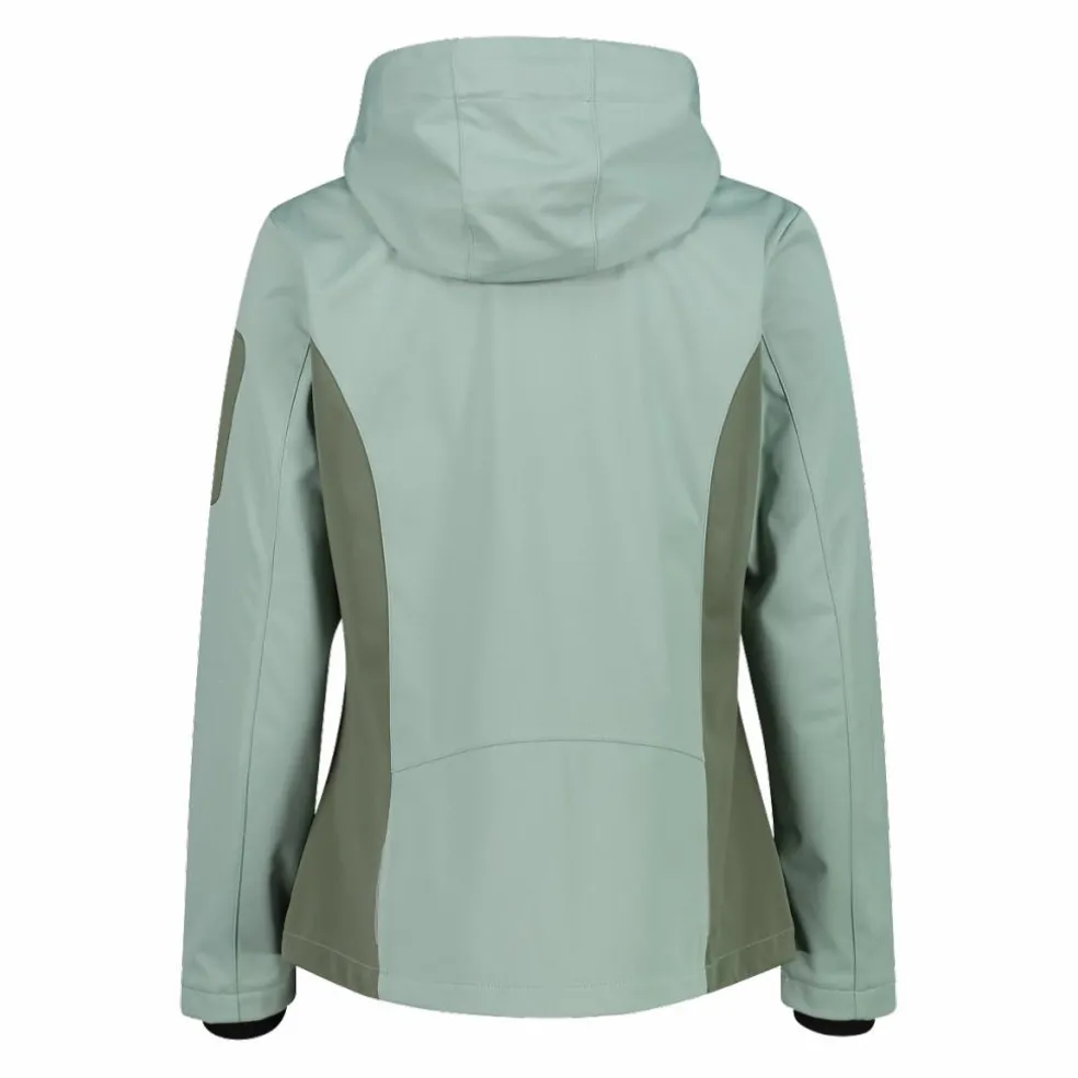 Damen Jacke aus Light Softshell mit abnehmbarer Kapuze