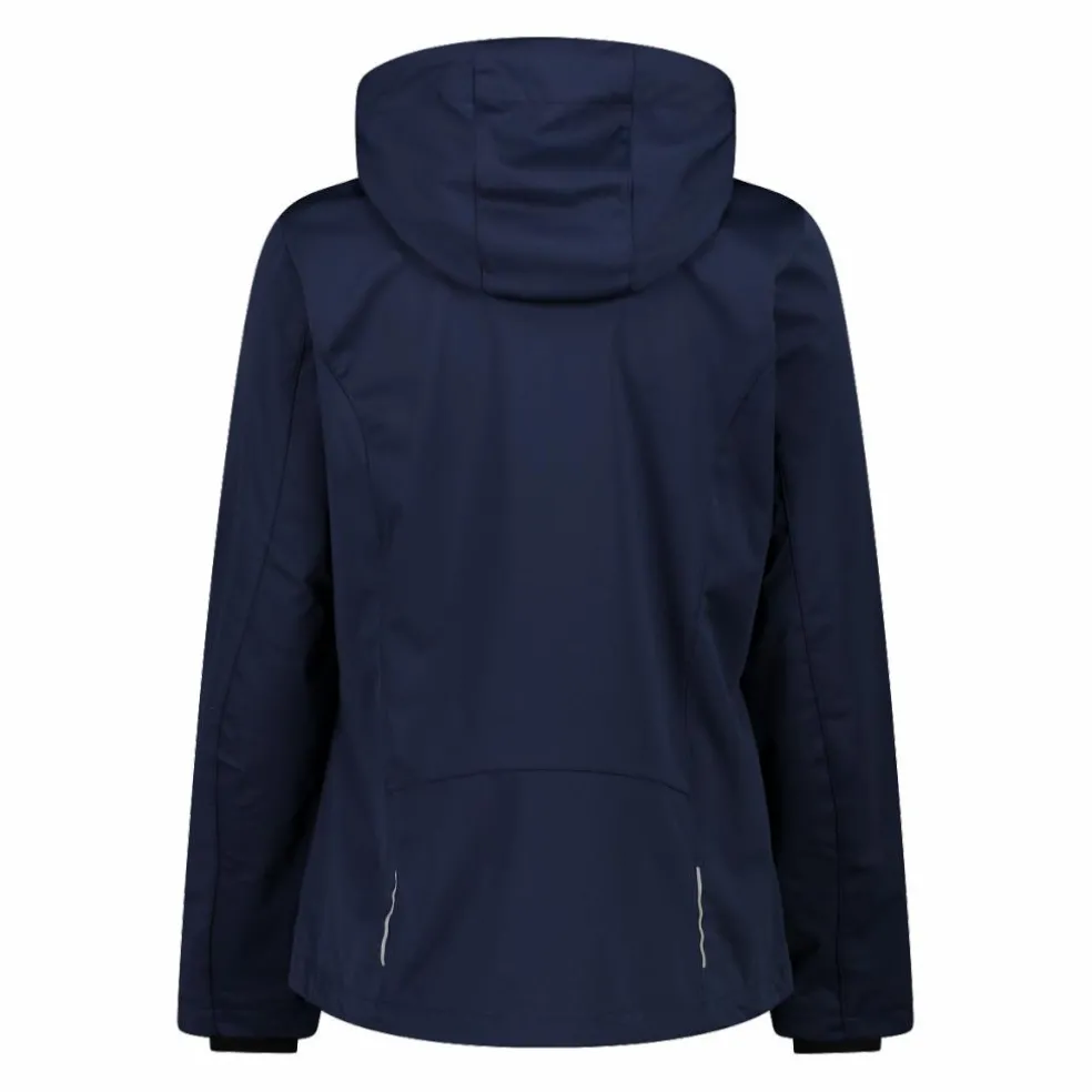 Damen Jacke aus Light Softshell mit abnehmbarer Kapuze