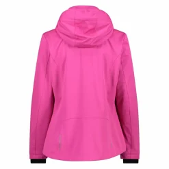 Damen Jacke aus Light Softshell mit abnehmbarer Kapuze