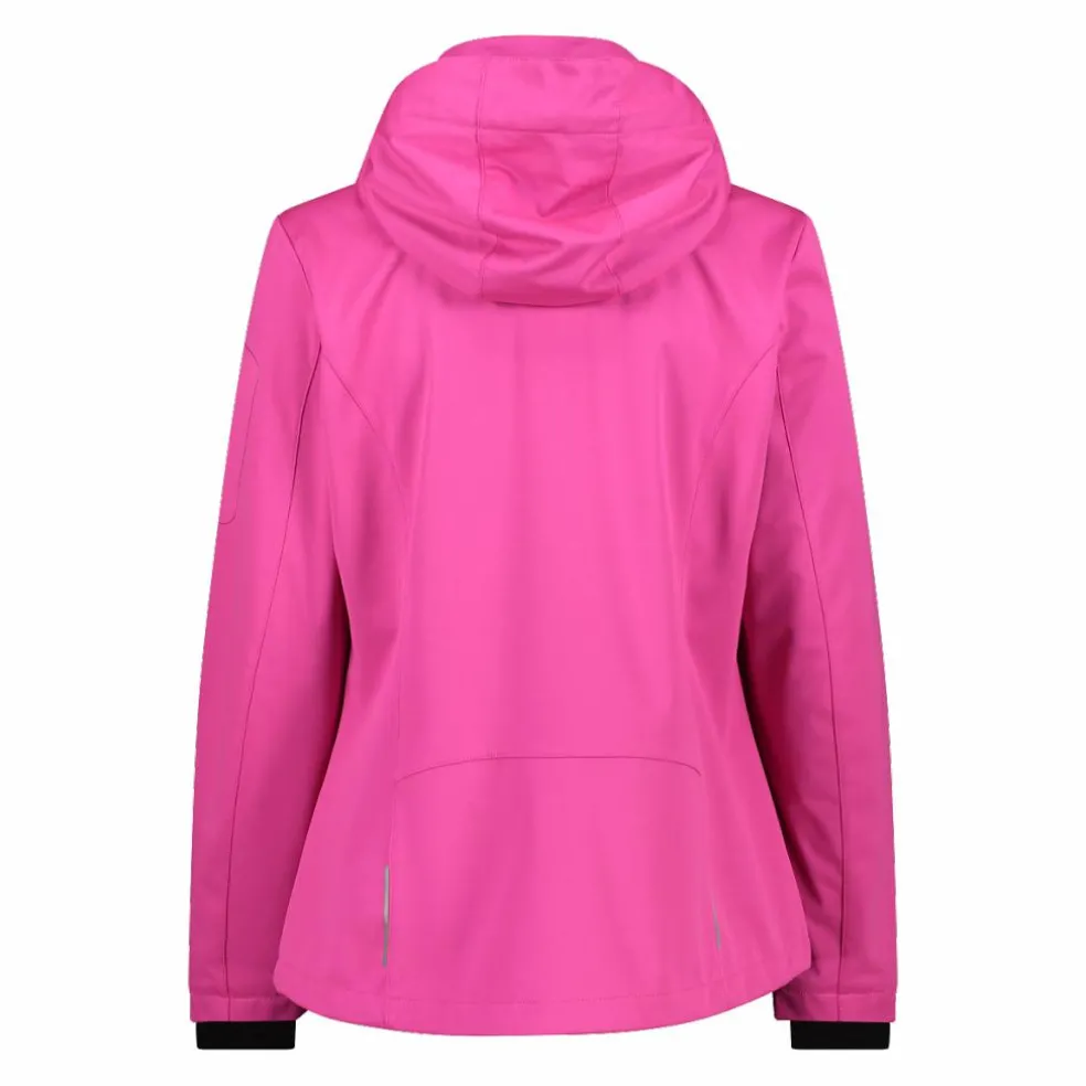 Damen Jacke aus Light Softshell mit abnehmbarer Kapuze