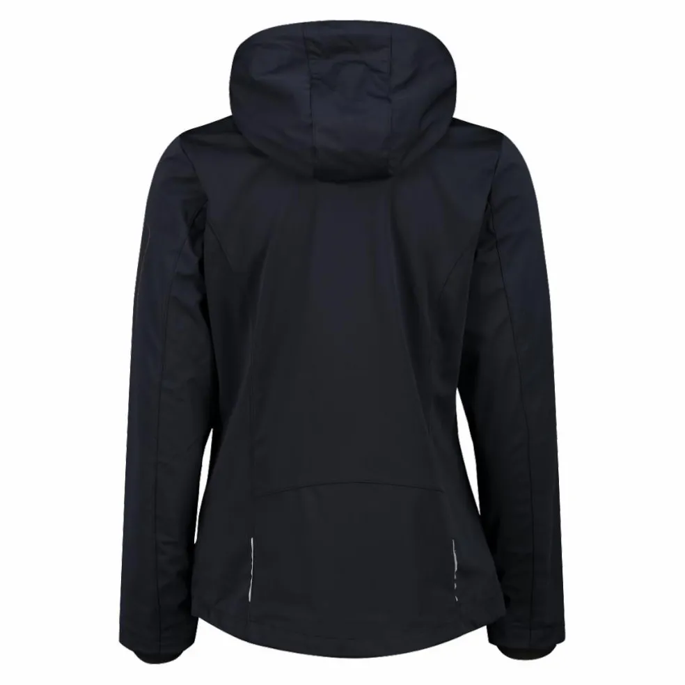 Damen Jacke aus Light Softshell mit abnehmbarer Kapuze
