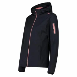 Damen Jacke aus Light Softshell mit abnehmbarer Kapuze