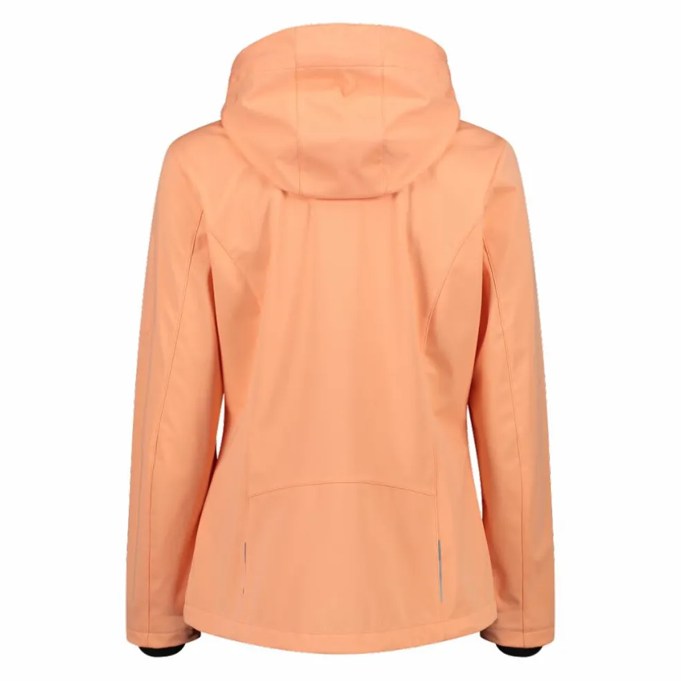 Damen Jacke aus Light Softshell mit abnehmbarer Kapuze