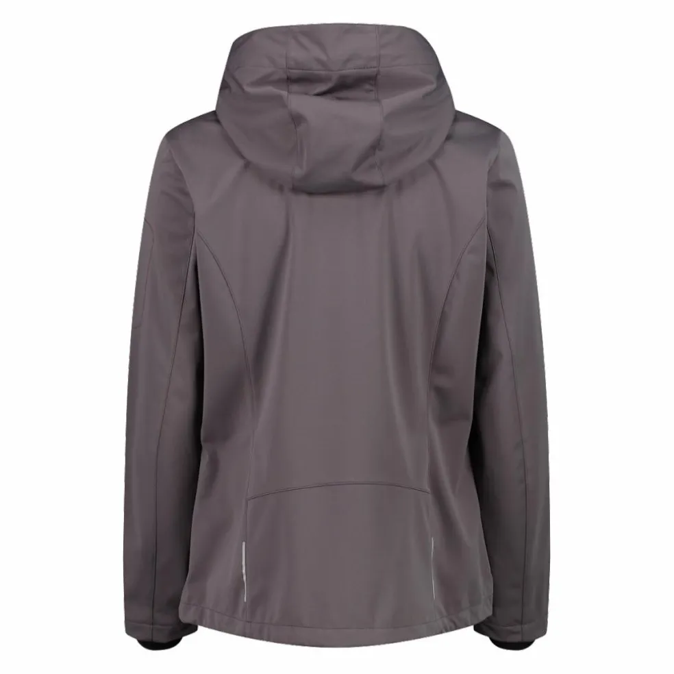 Damen Jacke aus Light Softshell mit abnehmbarer Kapuze
