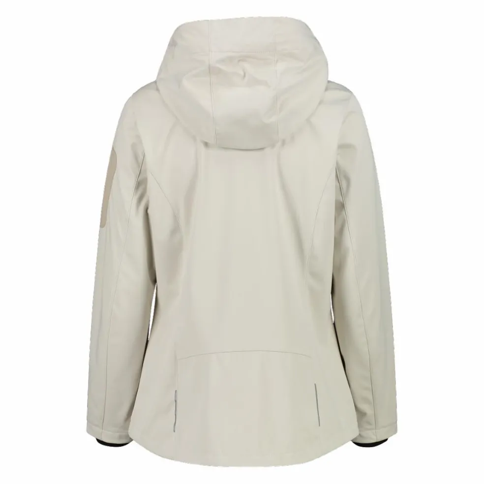 Damen Jacke aus Light Softshell mit abnehmbarer Kapuze