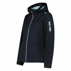 Damen Jacke aus Light Softshell mit abnehmbarer Kapuze