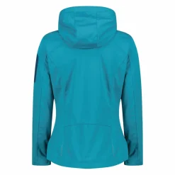 Damen Jacke aus Light Softshell mit abnehmbarer Kapuze