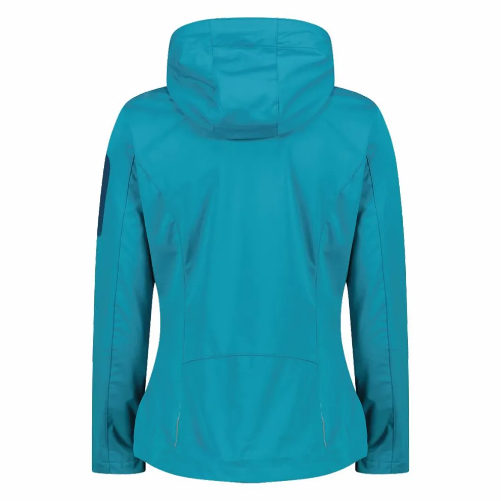 Damen Jacke aus Light Softshell mit abnehmbarer Kapuze