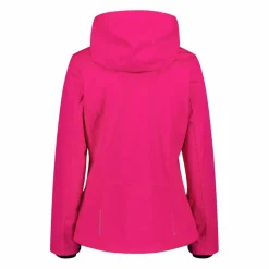 Damen Jacke aus Light Softshell mit abnehmbarer Kapuze
