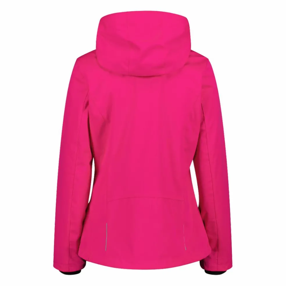 Damen Jacke aus Light Softshell mit abnehmbarer Kapuze