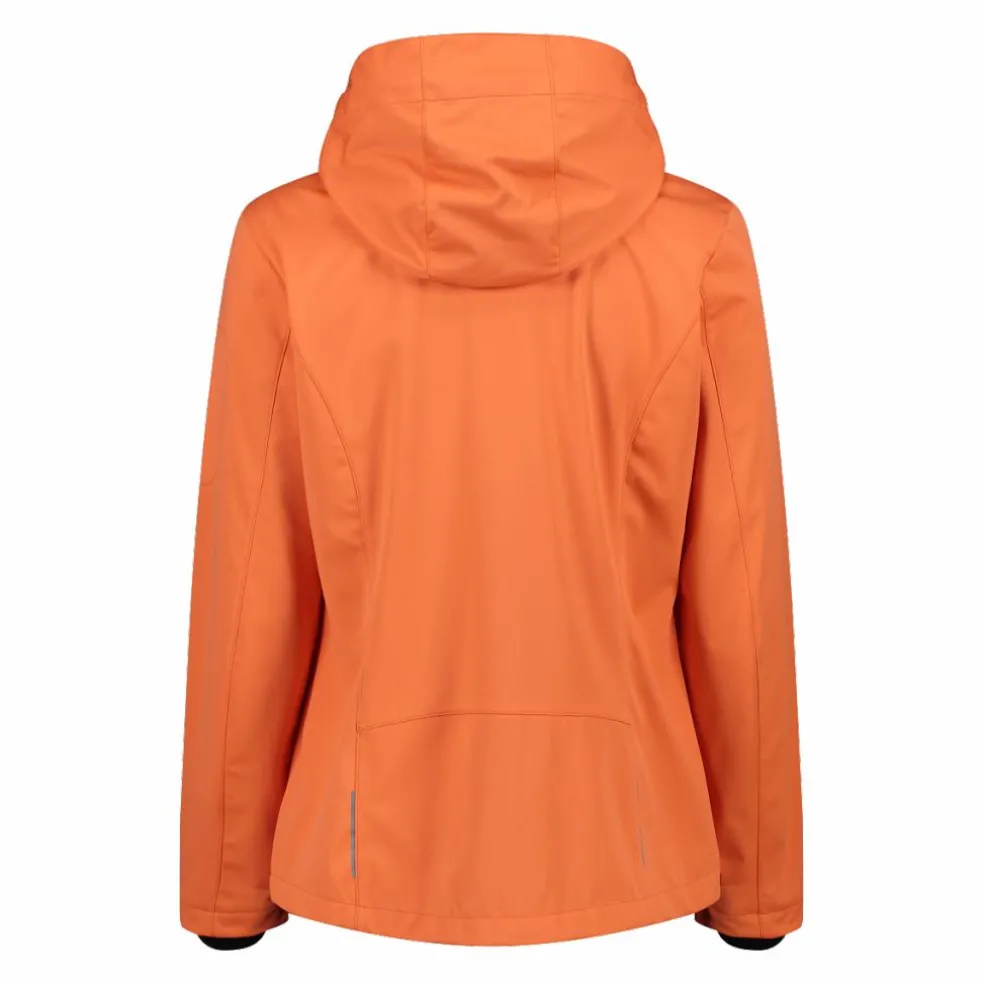 Damen Jacke aus Light Softshell mit abnehmbarer Kapuze