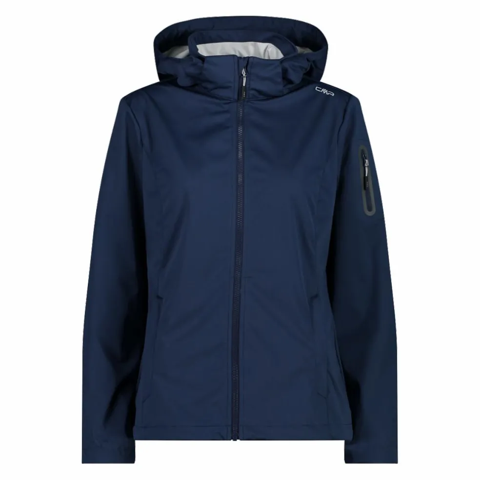 Damen Jacke aus Light Softshell mit abnehmbarer Kapuze
