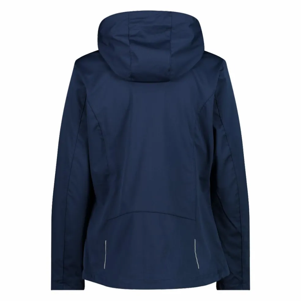 Damen Jacke aus Light Softshell mit abnehmbarer Kapuze