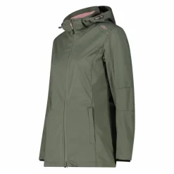 Damen Jacke aus Light Softshell mit abnehmbarer Kapuze