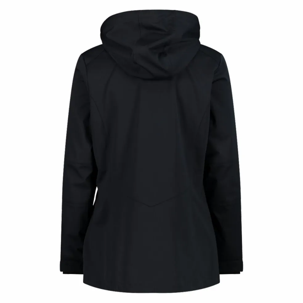 Damen Jacke aus Light Softshell mit abnehmbarer Kapuze
