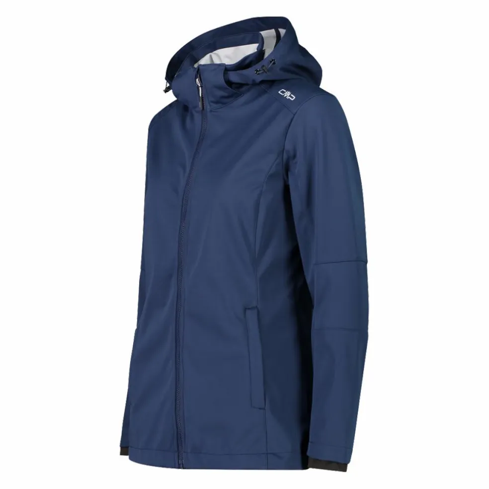 Damen Jacke aus Light Softshell mit abnehmbarer Kapuze