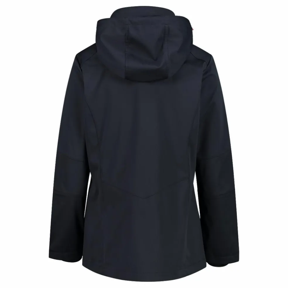 Damen Jacke aus Light Softshell mit abnehmbarer Kapuze