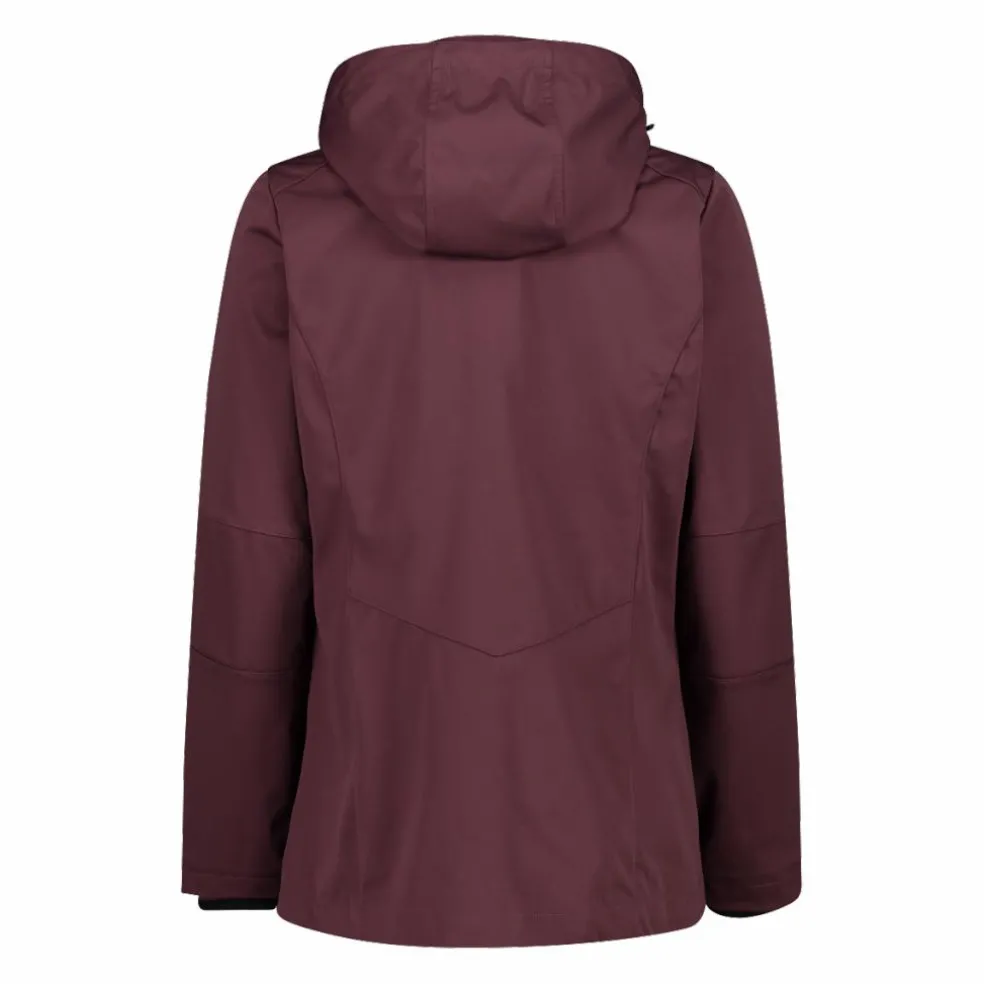 Damen Jacke aus Light Softshell mit abnehmbarer Kapuze