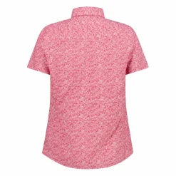 Damen Kurzarm-Bluse mit Karomuster