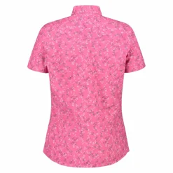 Damen Kurzarm-Bluse mit Karomuster